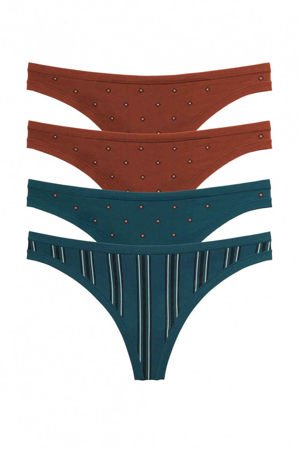 Трусики стринг из хлопка 2202-12 (4 шт.) 235/235/237/238