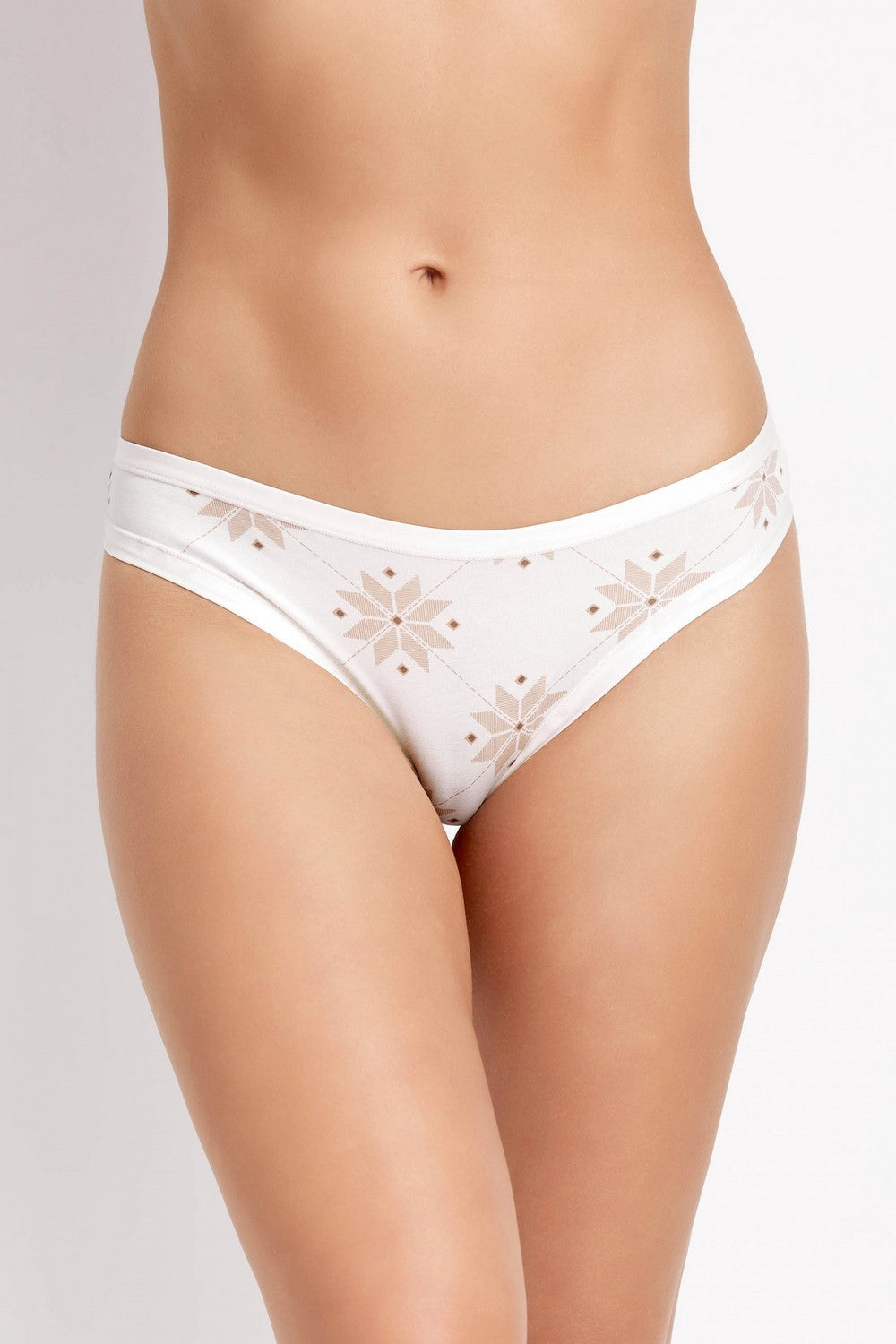 Трусики бразилиана с принтом 2202-20/230 champagne