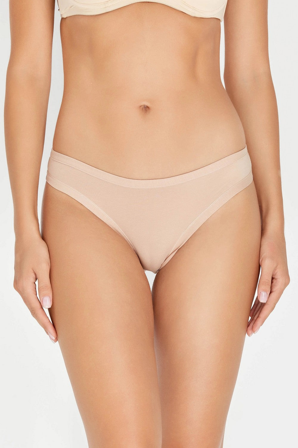 Хлопковые трусики слип 2202-30/04 beige