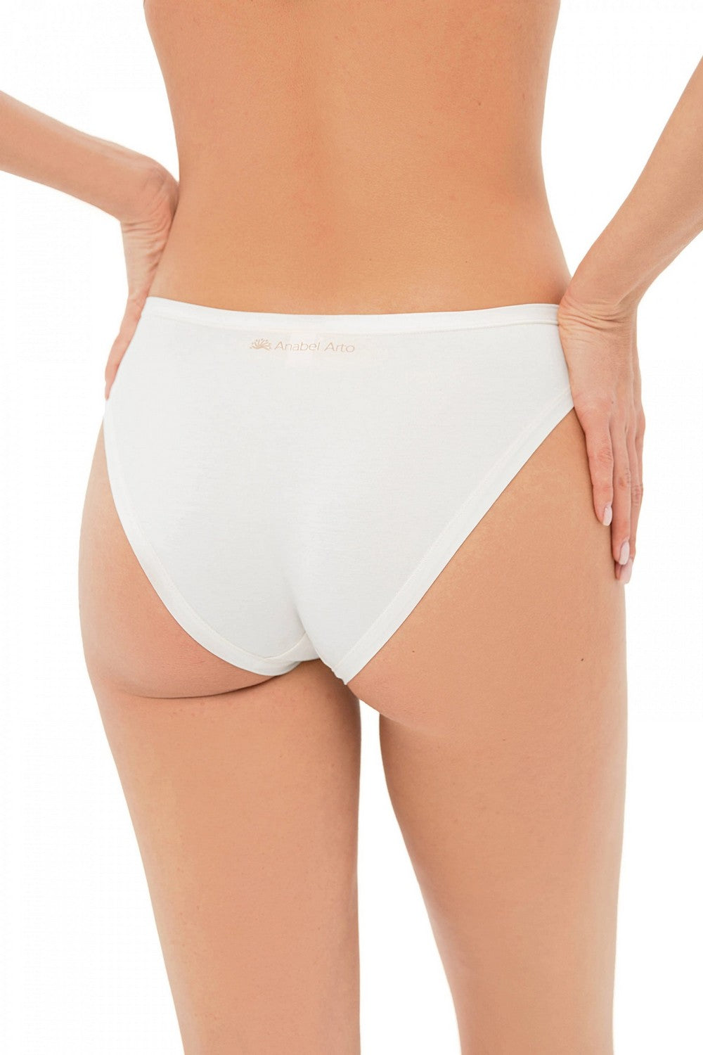 Трусики слип из хлопка 2202-34/02 white