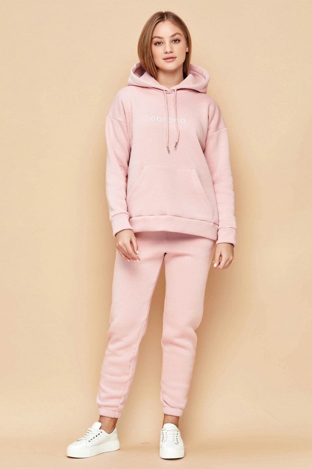 Спортивный костюм с капюшоном 604-6208-1 marshmallow