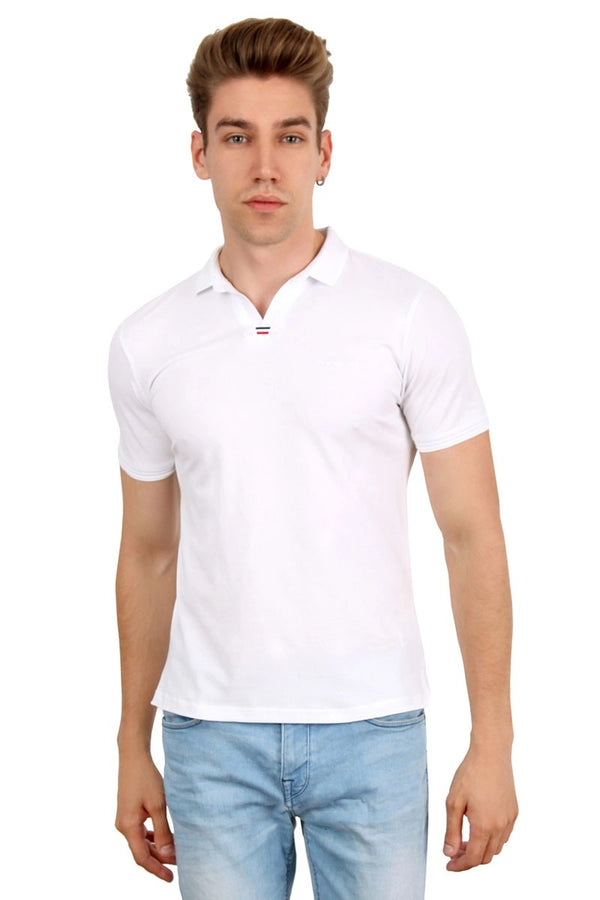 Мужская футболка-поло 6164-6 AA 02 white