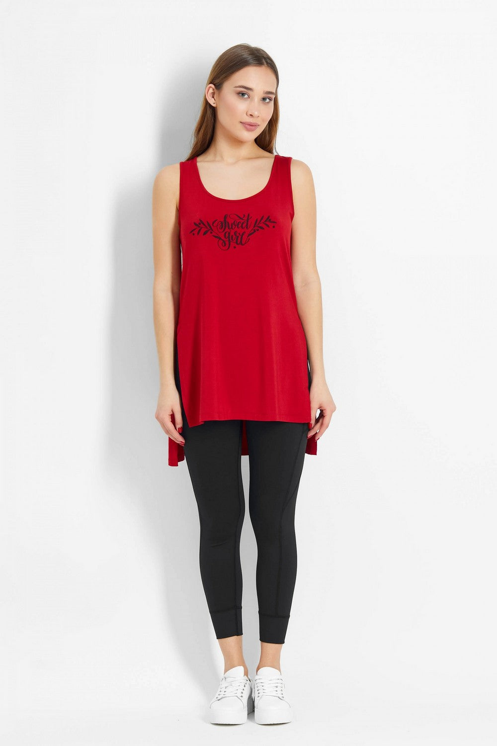 Спортивный комплект с принтом 6228-1/6252-1 terracotta