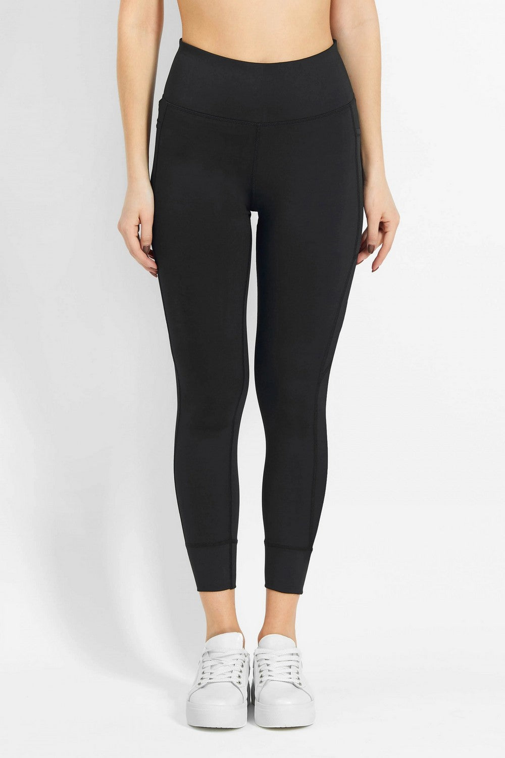 Спортивные леггинсы из микрофибры 6228-1 black