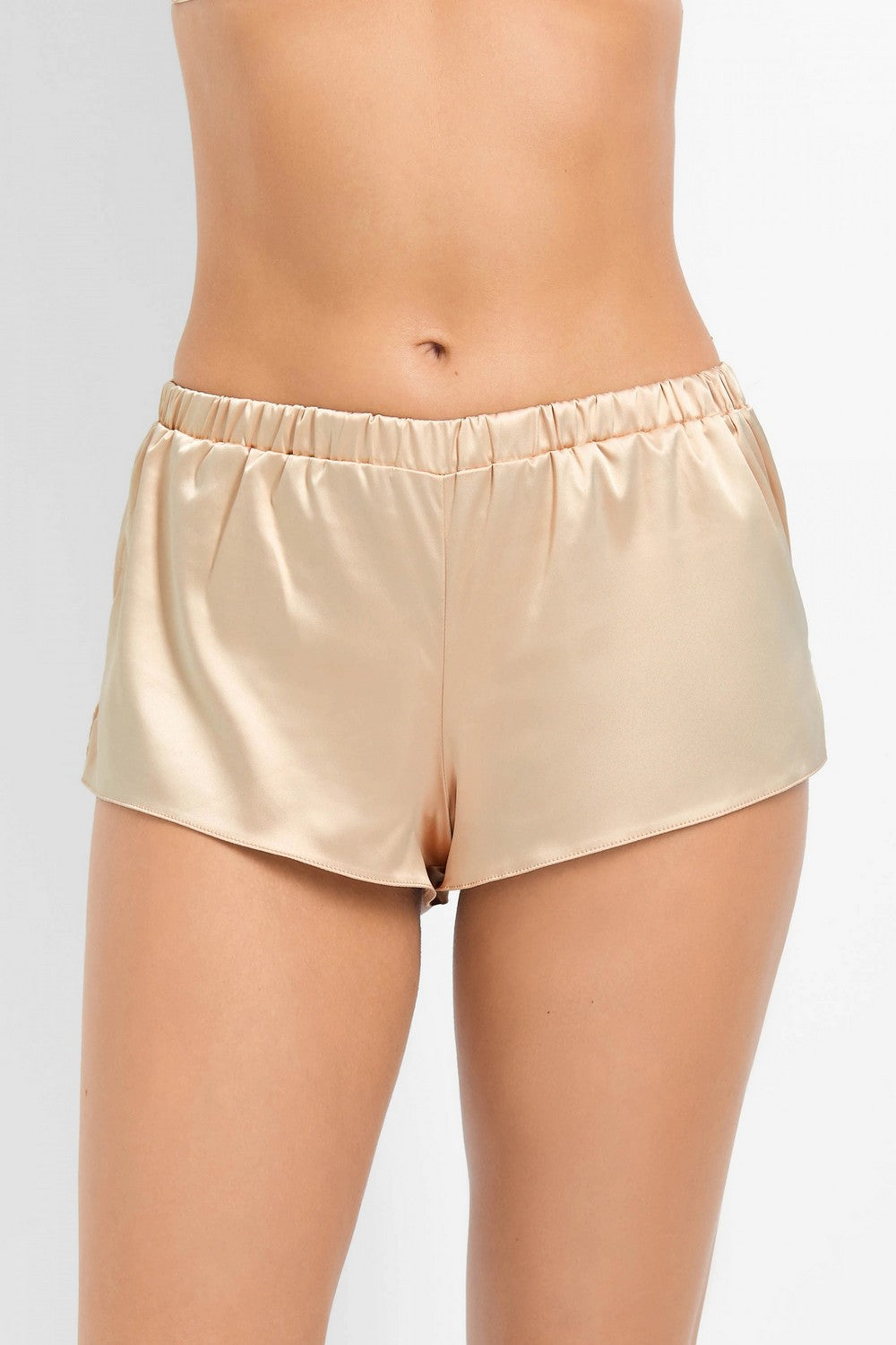 Короткие пижамные шорты 6283-2 beige