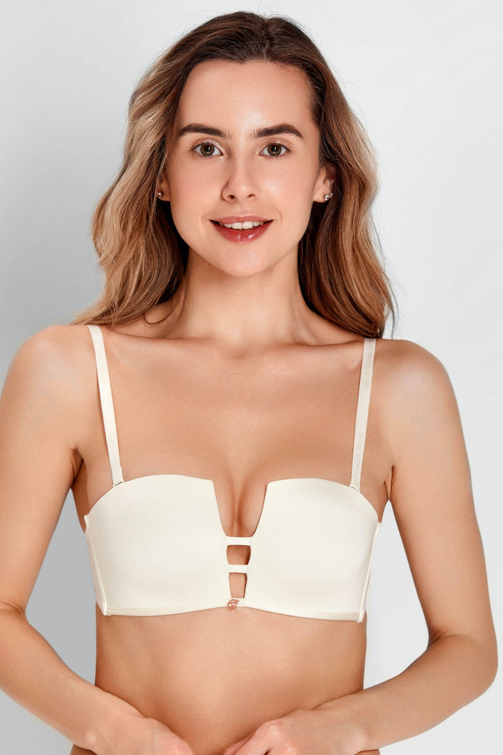 Бюстгальтер балконет без косточек 7005-015 champagne