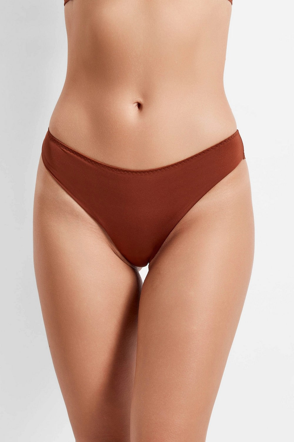 Трусики бразилиана из микрофибры 7005-20 cinnamon
