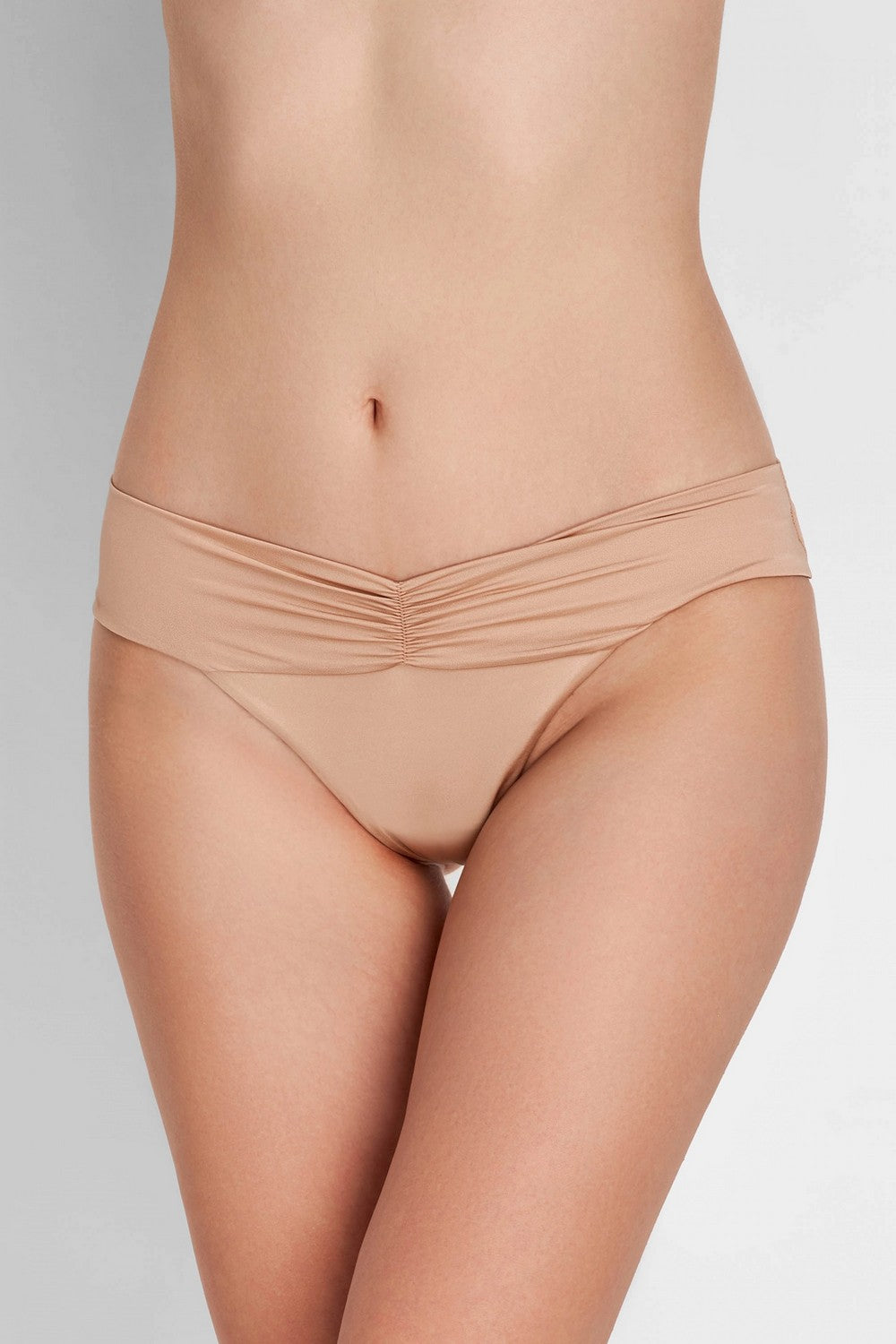 Трусики бразилиана из микрофибры 7005-21 beige