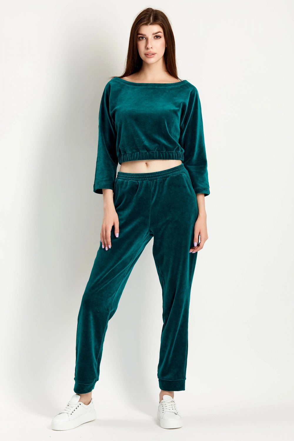 Комплект для дома из велюра 7005-6206 emerald