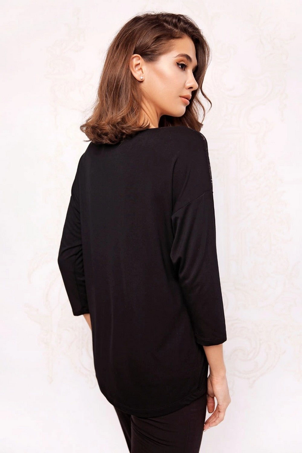 Джемпер из модала 7027-6278-2 black