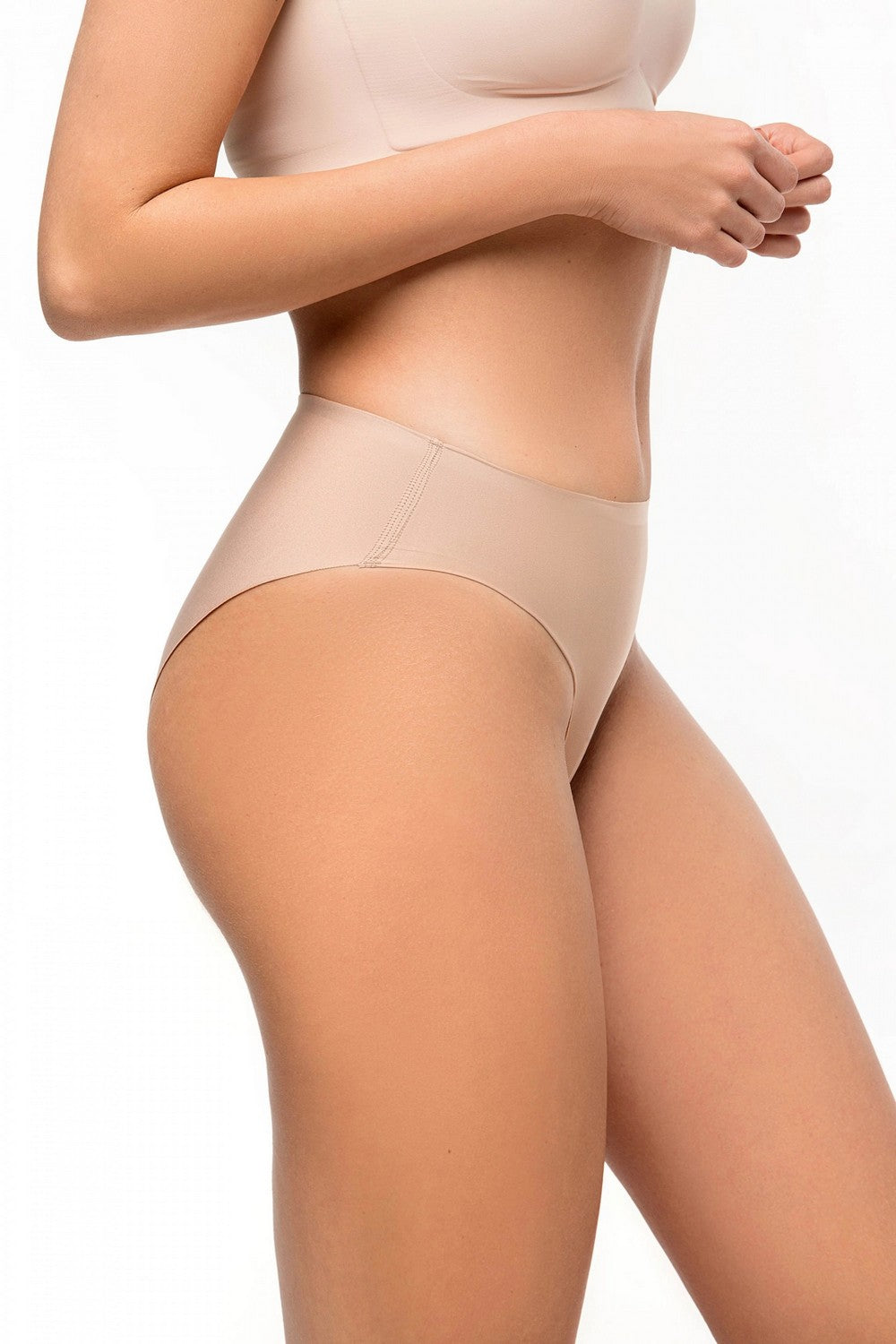 Бесшовные трусики слип 7030-33 Silicon natural