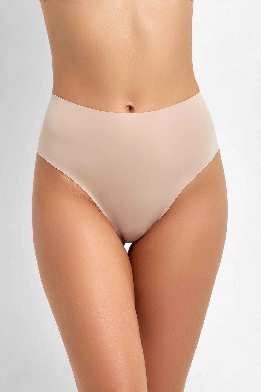 Высокие трусики бразилиана 7034-25 beige