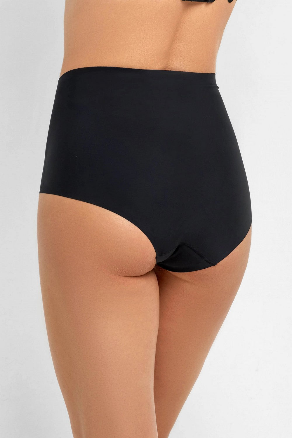 Высокие трусики слип 7034-35 black