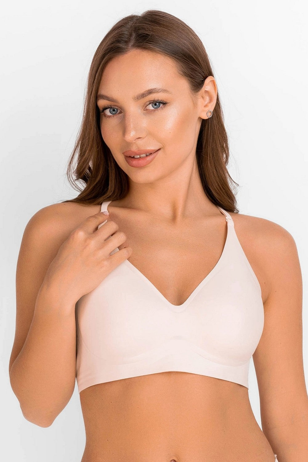 Бра-топ с открытой спинкой 7070-074 champagne