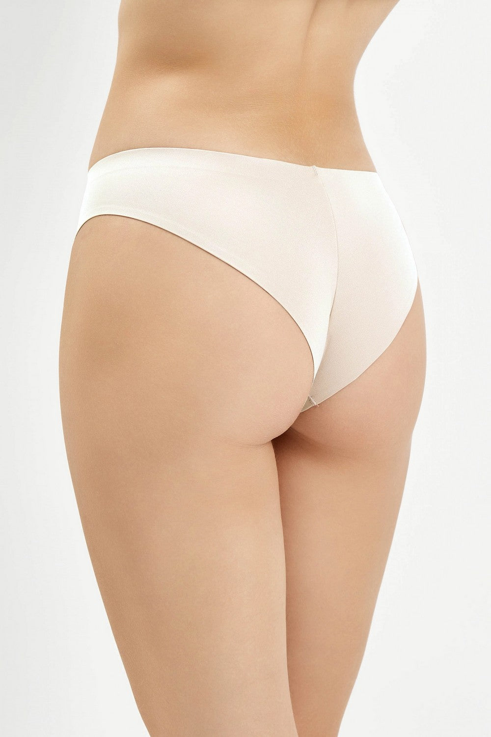 Трусики бразилиана из микрофибры 7074-23 ivory