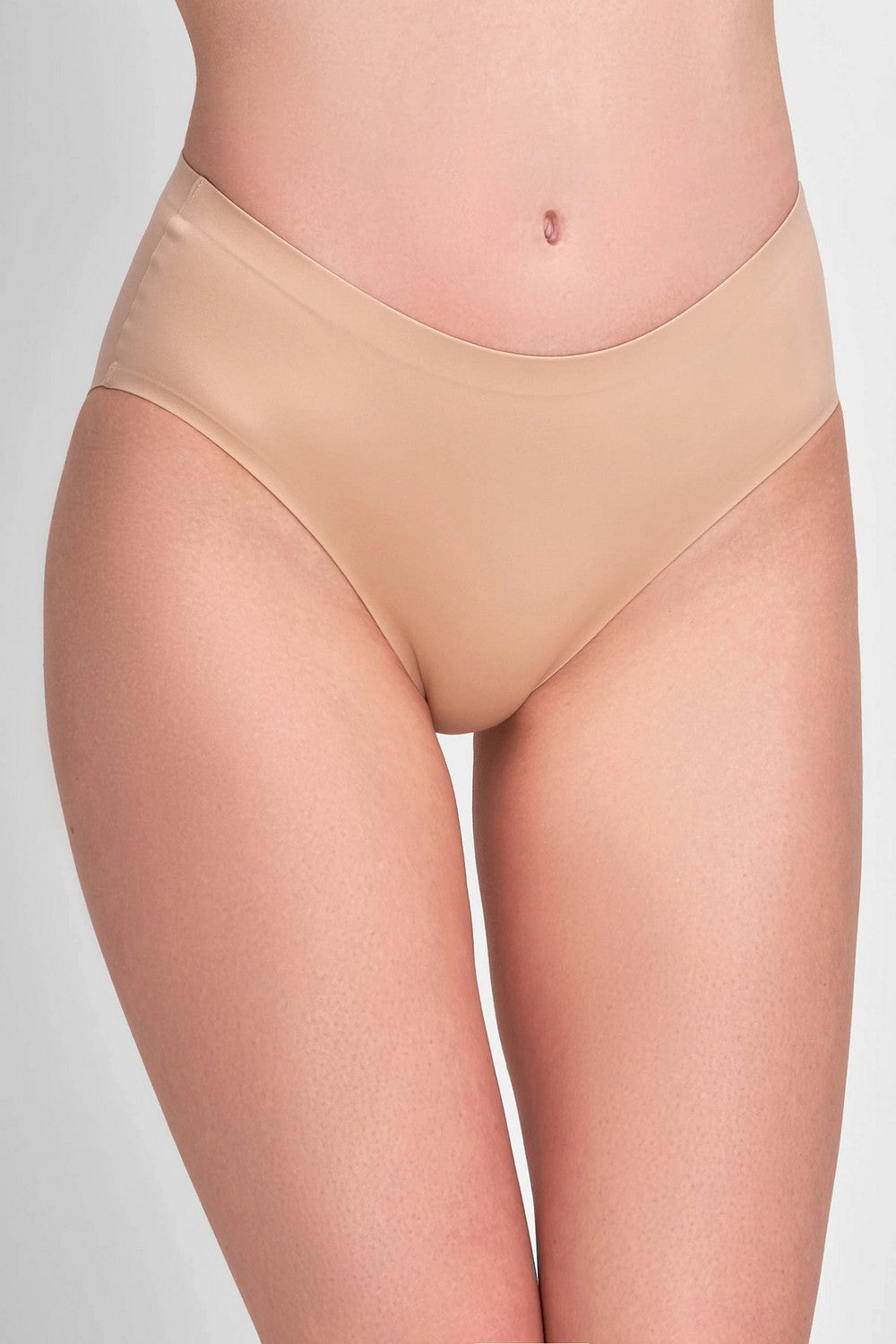 Бесшовные трусики слип 7075-33 beige