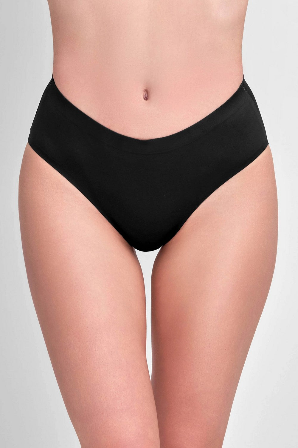 Бесшовные трусики слип 7075-33 black