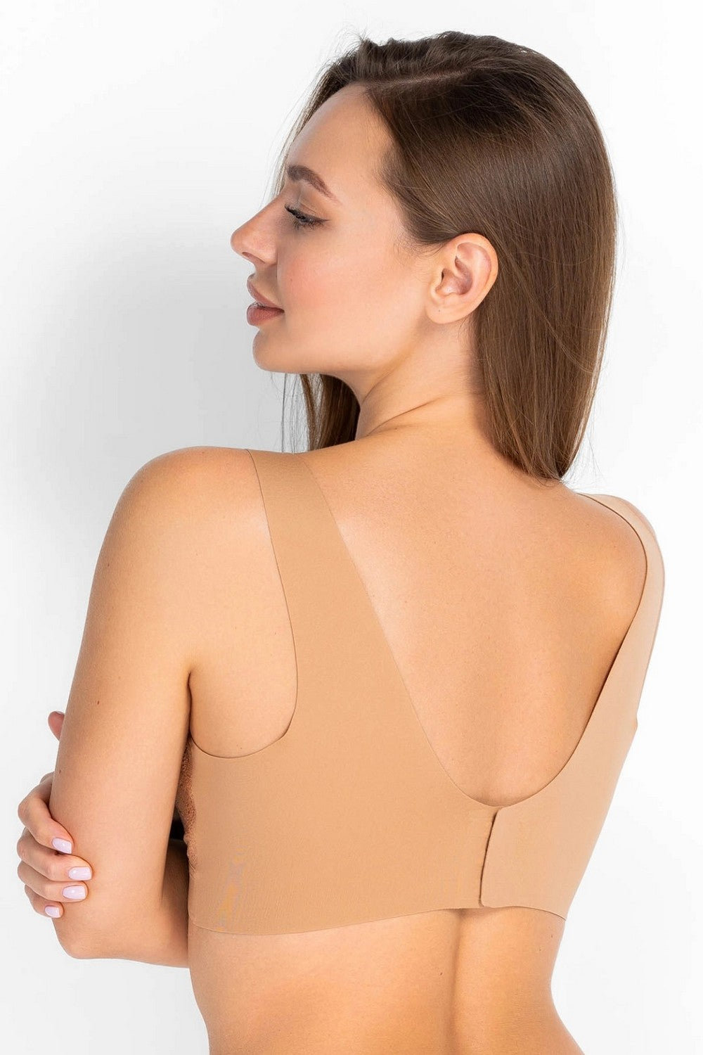 Кружевной бралет с вкладышами 7083-071 cinnamon