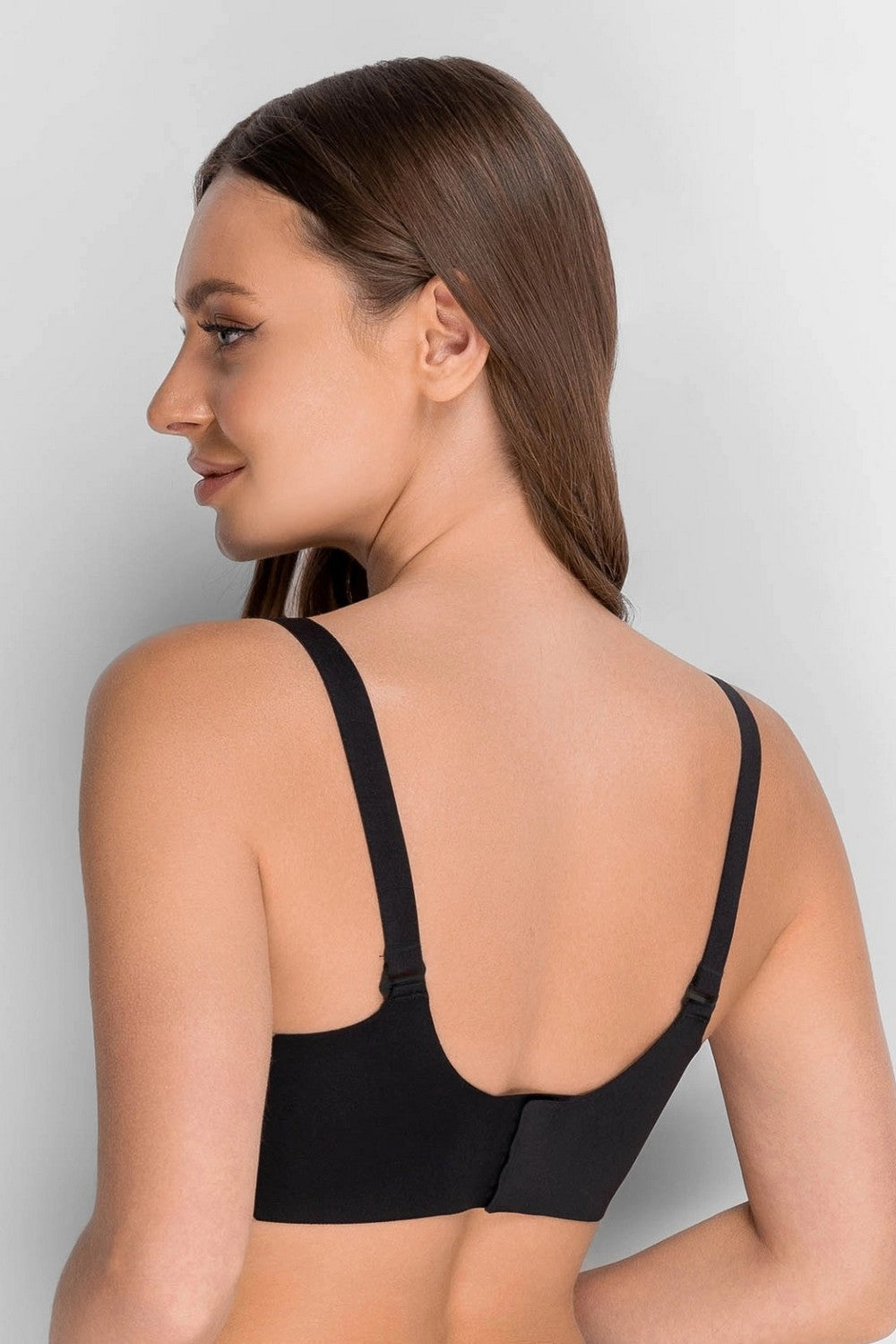 Хлопковый бюстгальтер для кормления 7087-076 black