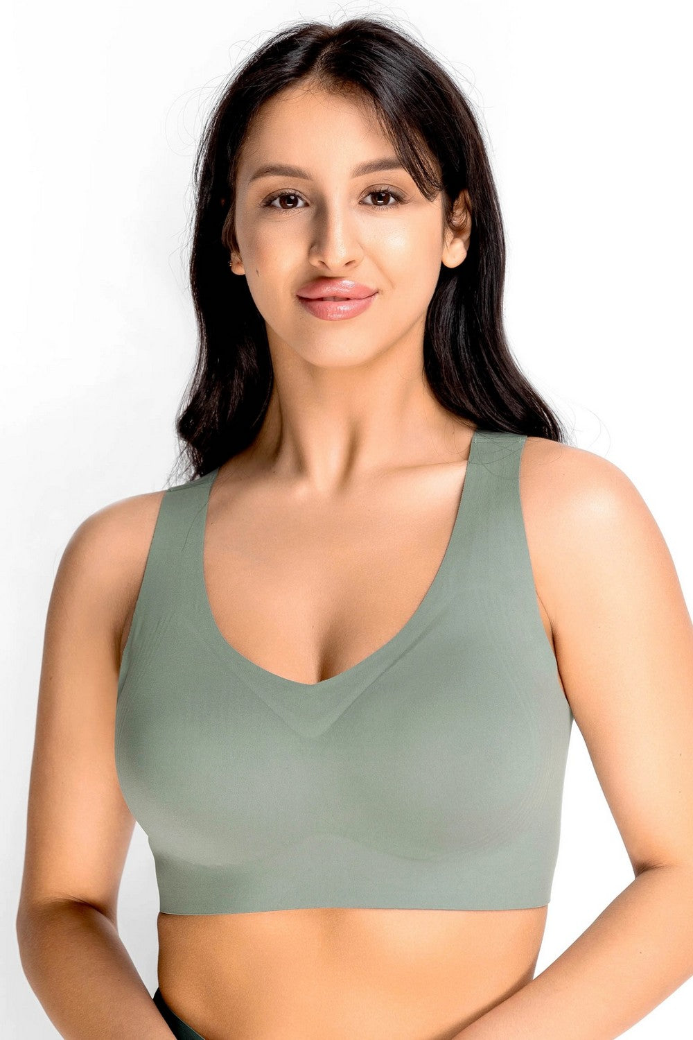 Бра-топ на широких бретелях 7088-070 jade