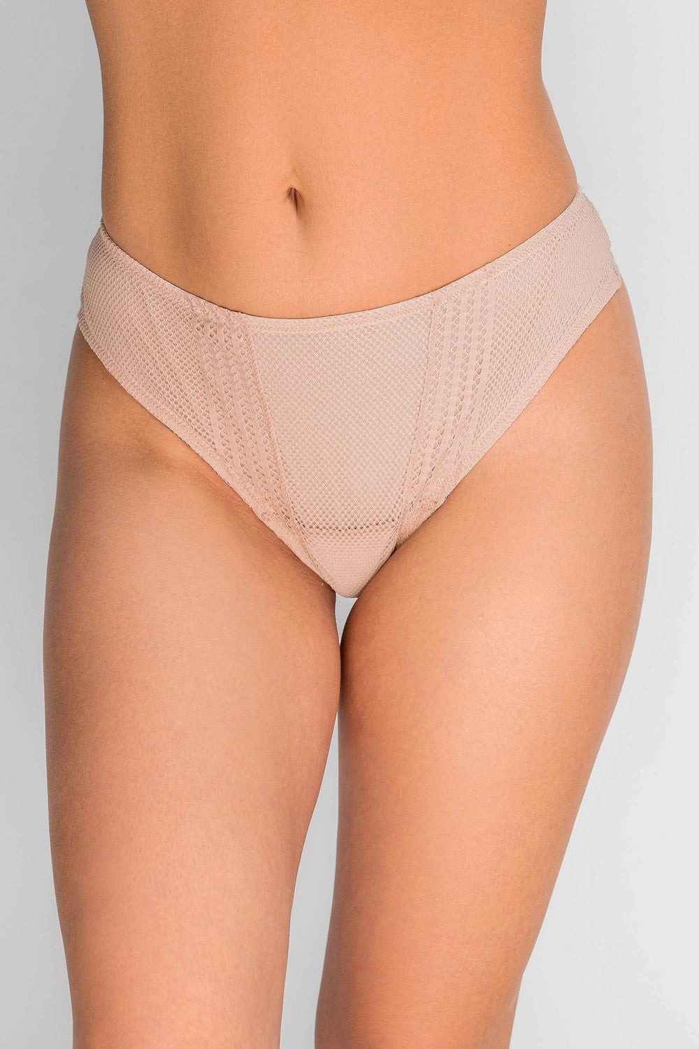 Трусики бразилиана из кружева 8148-24-1 beige
