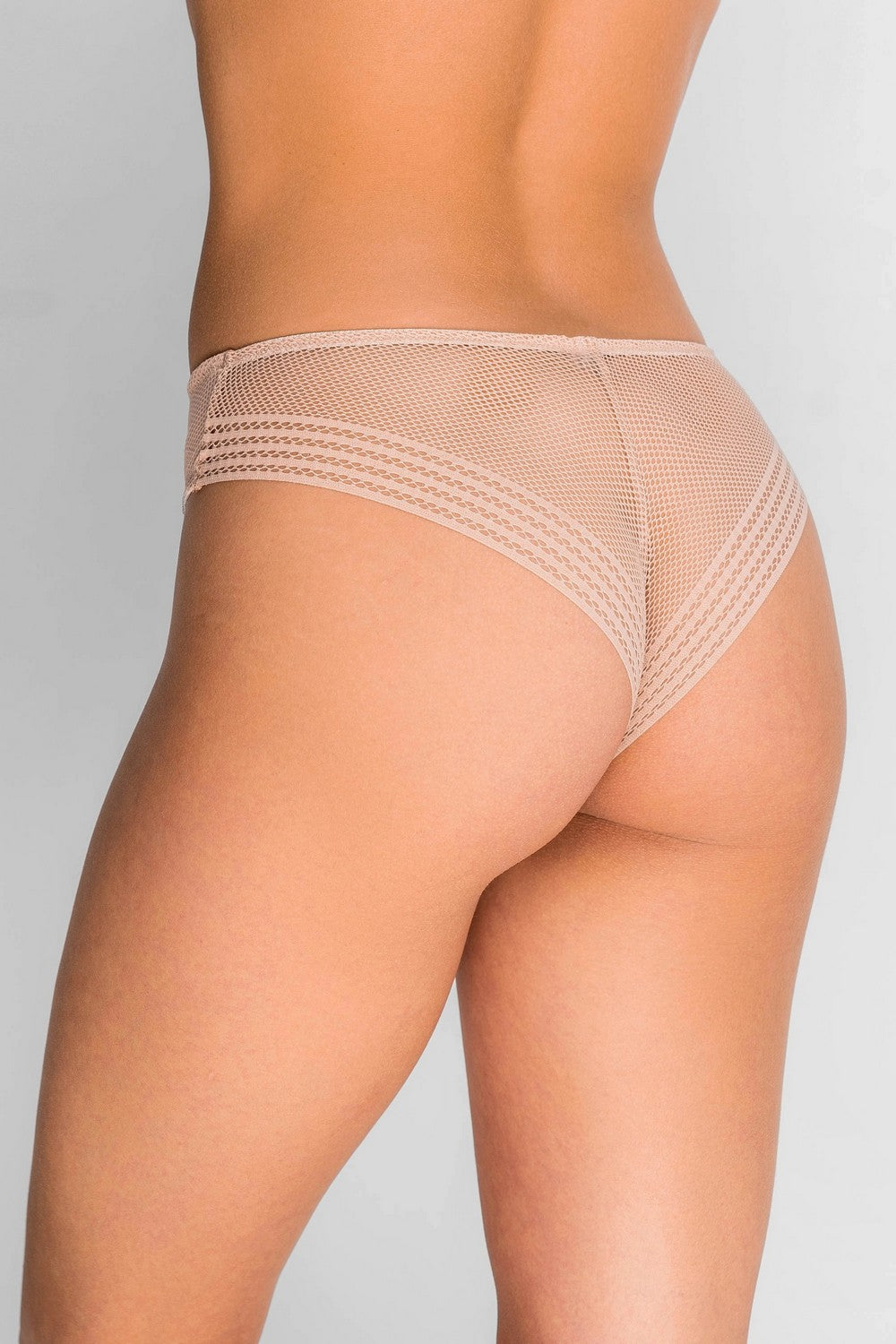 Трусики бразилиана из кружева 8148-24-1 beige