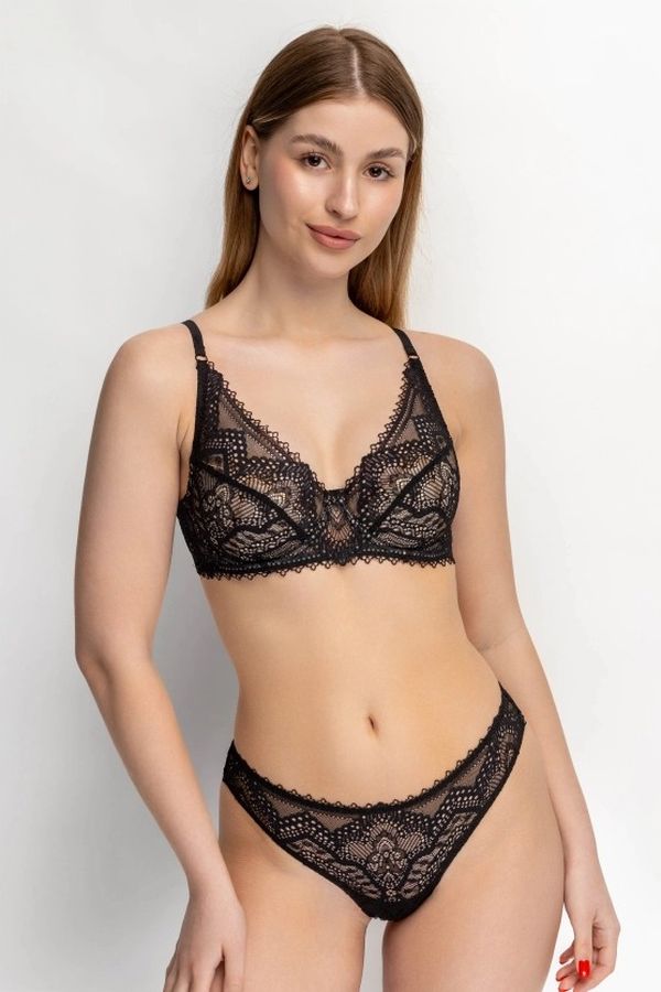 Бюстгальтер из кружева 8157-056 black