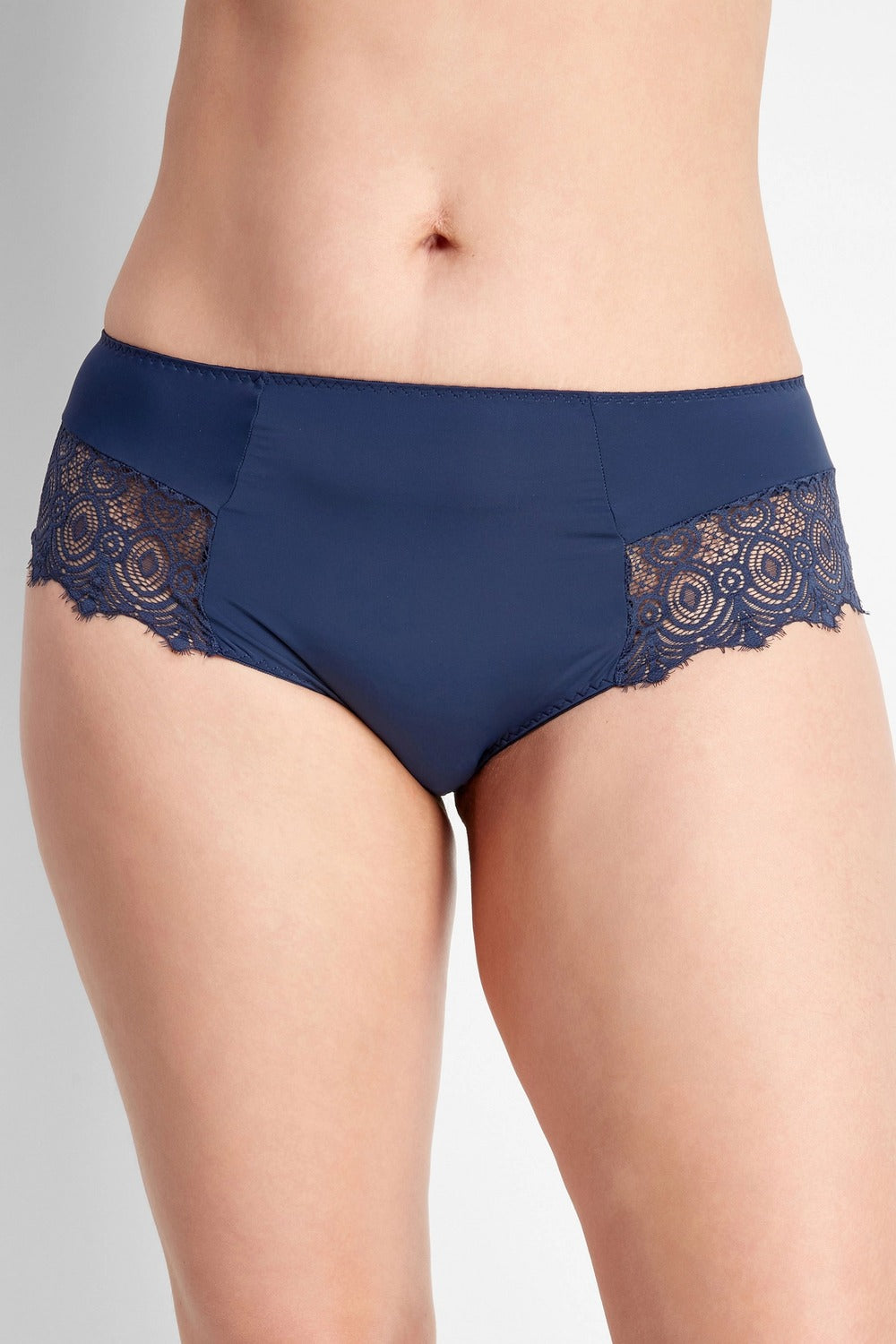Трусики слип из микрофибры 8160-34 Zefira dark blue