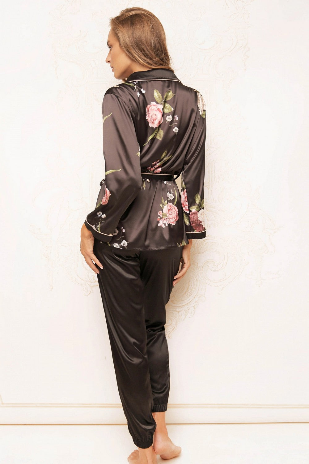 Домашній комплект з принтом 8165-6219-5 black