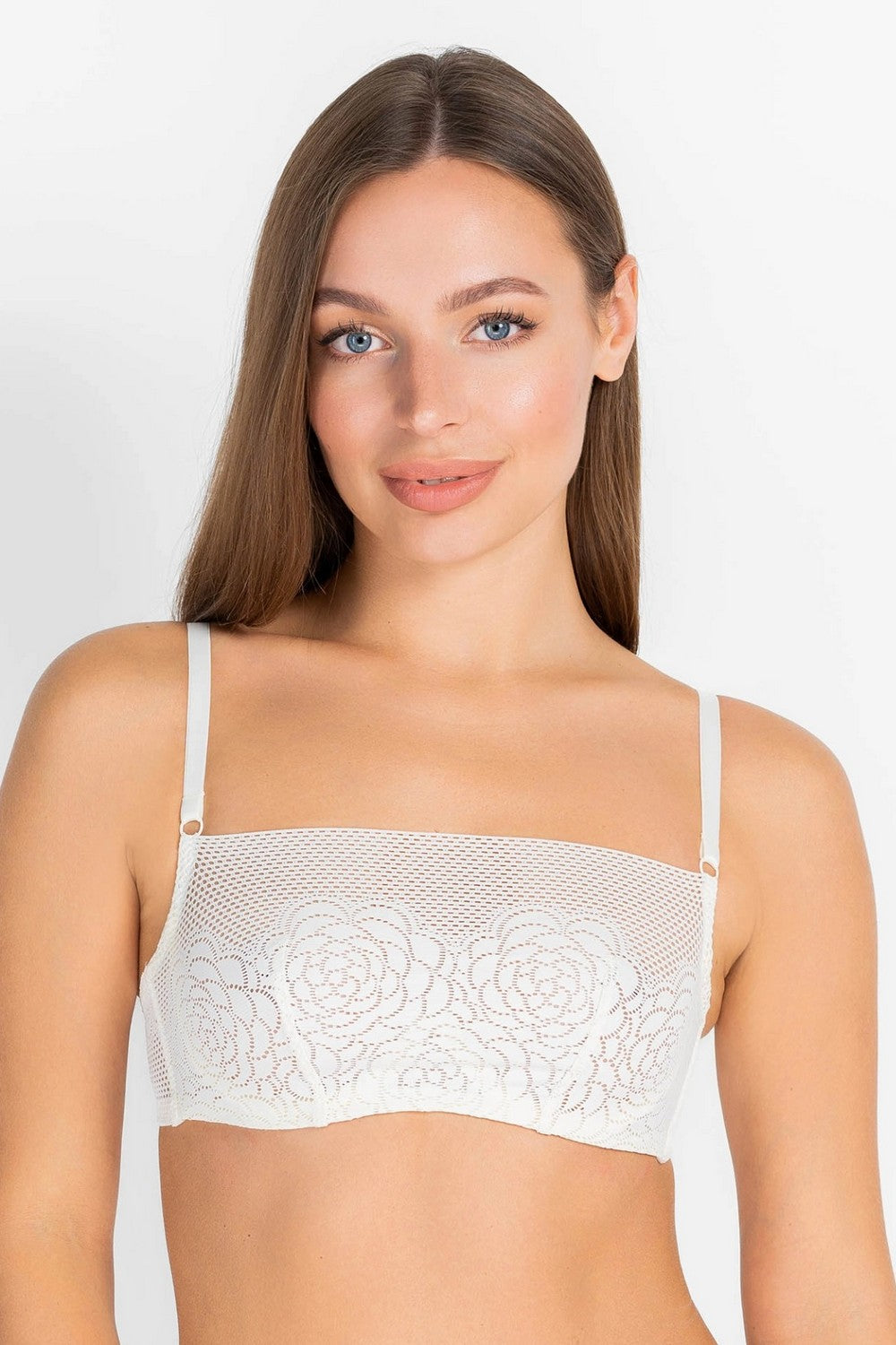 Бра-топ из кружева 8173-053 champagne