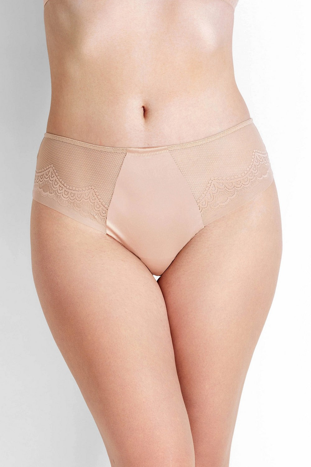 Кружевные трусики бразилиана 8174-34 beige