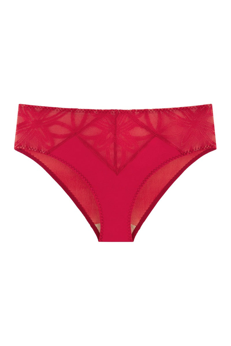 Трусики сліпи з мереживом 8175-34 raspberry