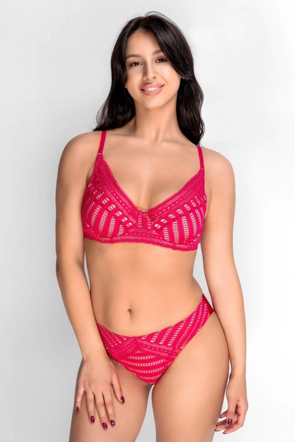 Бюстгальтер из кружева 8176-056 fuchsia