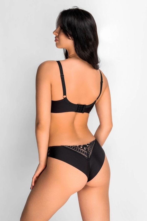 Бюстгальтер из кружева и микрофибры 8176-059 black