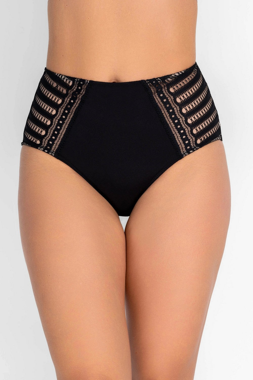 Высокие трусики слип 8176-35 black