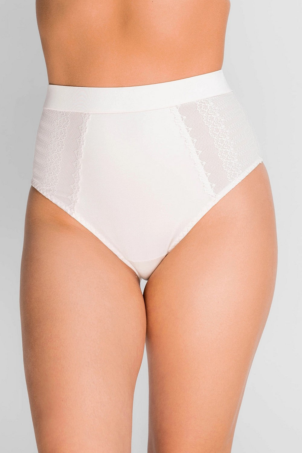 Высокие утягивающие трусики слип 8177-35 champagne