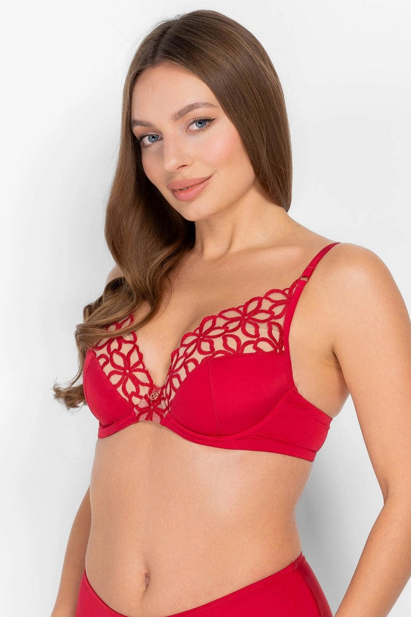 Бюстгальтер с формованной чашкой 8181-008 raspberry