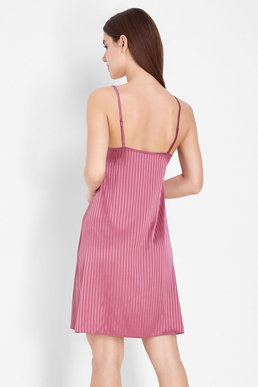 Ночная сорочка из шелка S-6007-2 purple