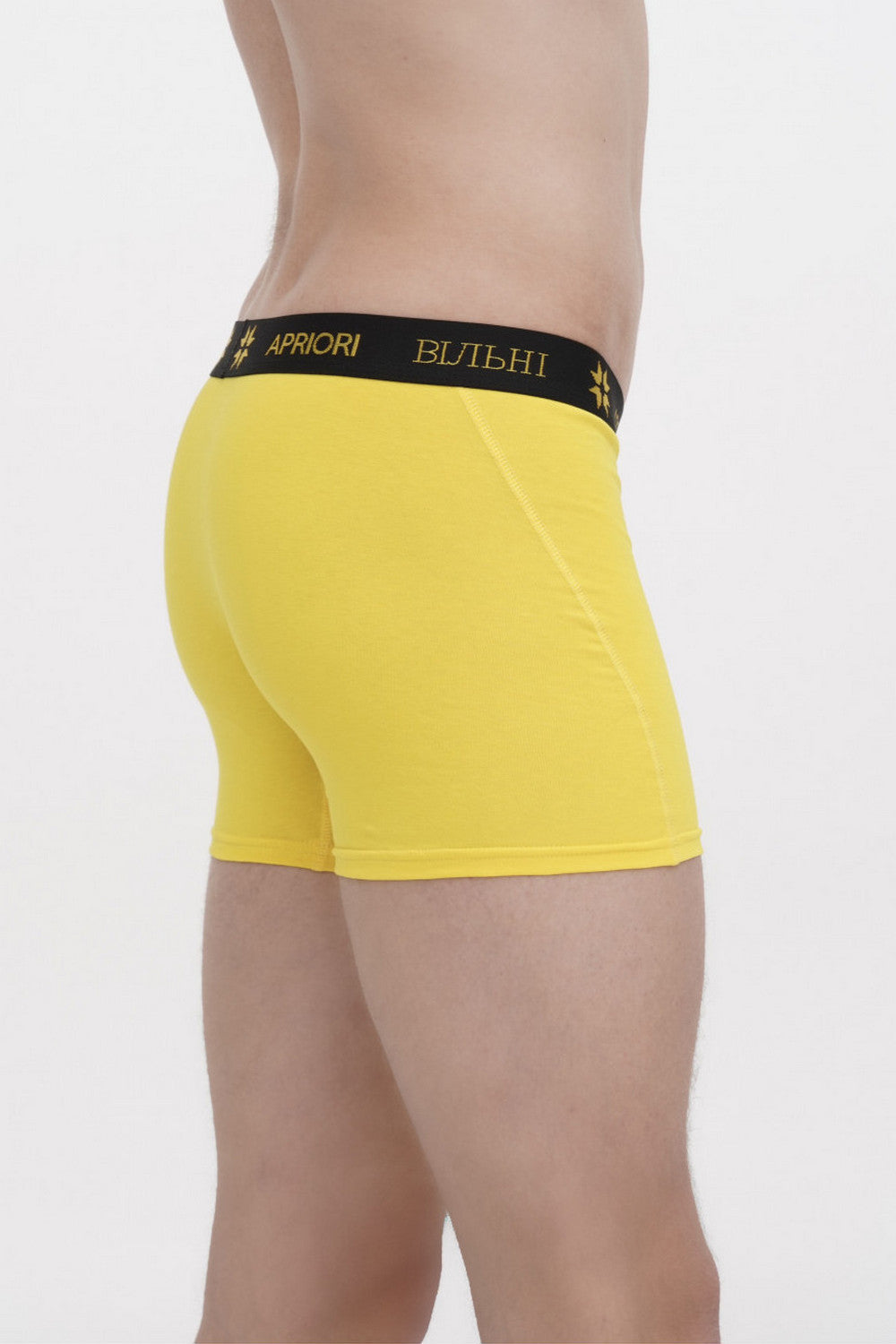 Мужские трусы шорты Вільні AV-000002 yellow