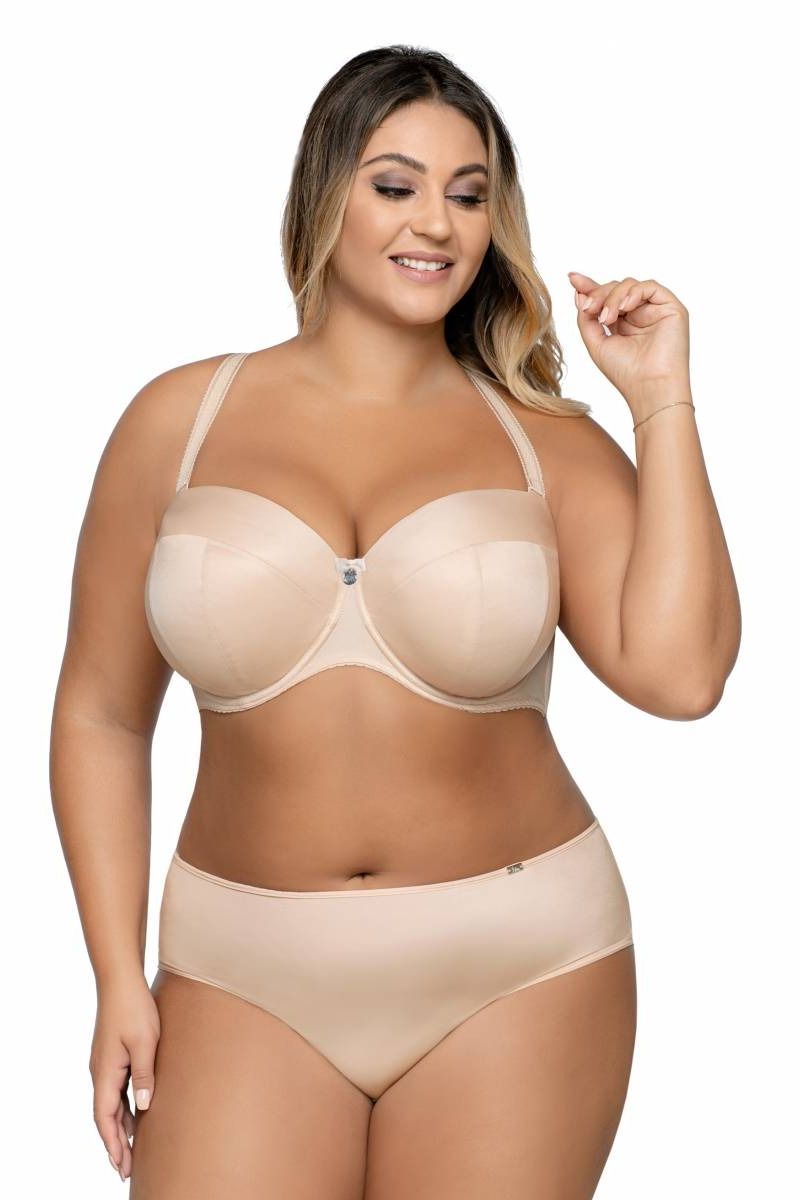 Гладкий бюстгальтер балконет 1787 beige