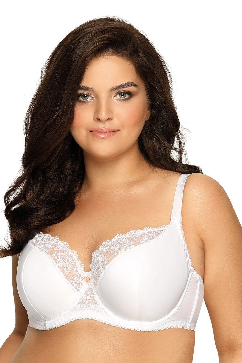 Полудублированный бюстгальтер с вышивкой 1921 Freesia white