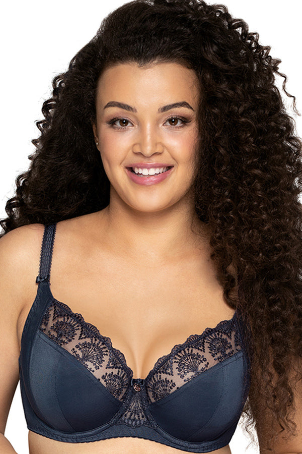 Мягкий бюстгальтер с вышивкой Freesia 1922 blue