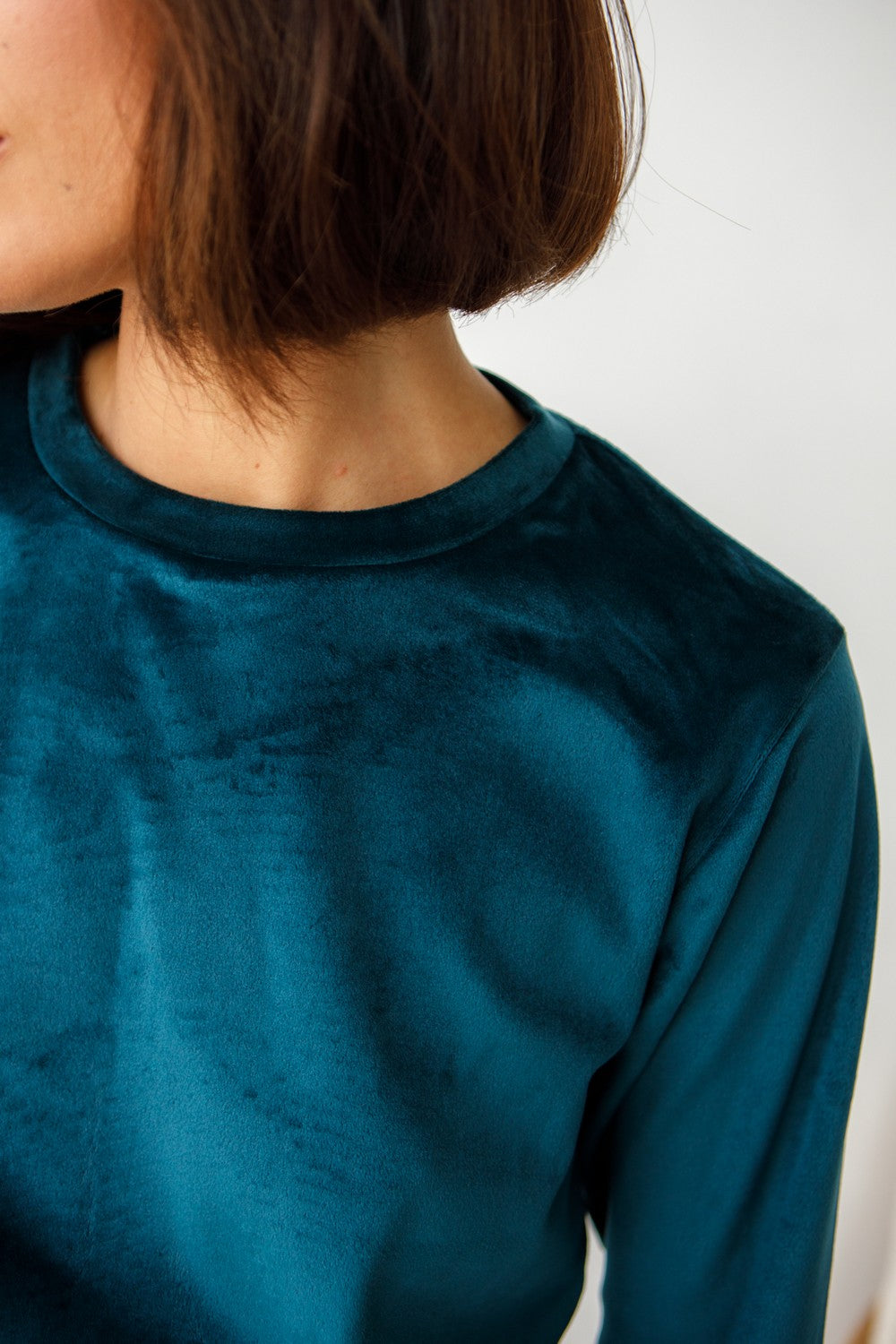 Плюшевый комплект для дома с брюками 0285/289 emerald