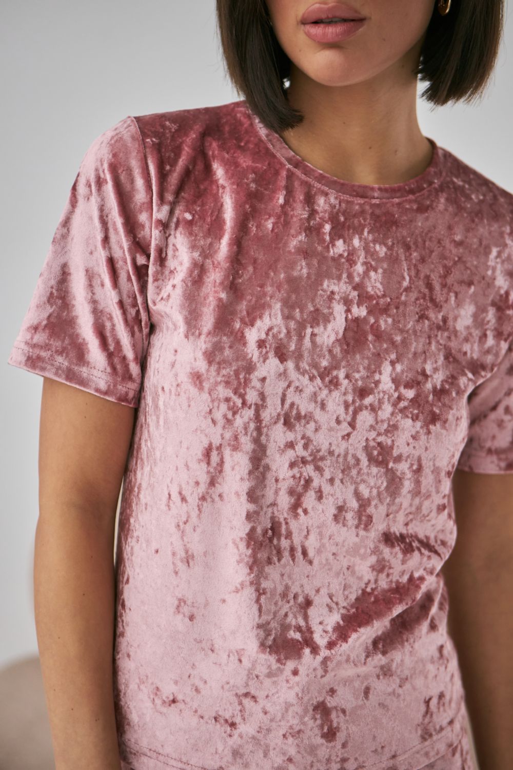 Велюровая пижама с брюками 0292/280 dark rose