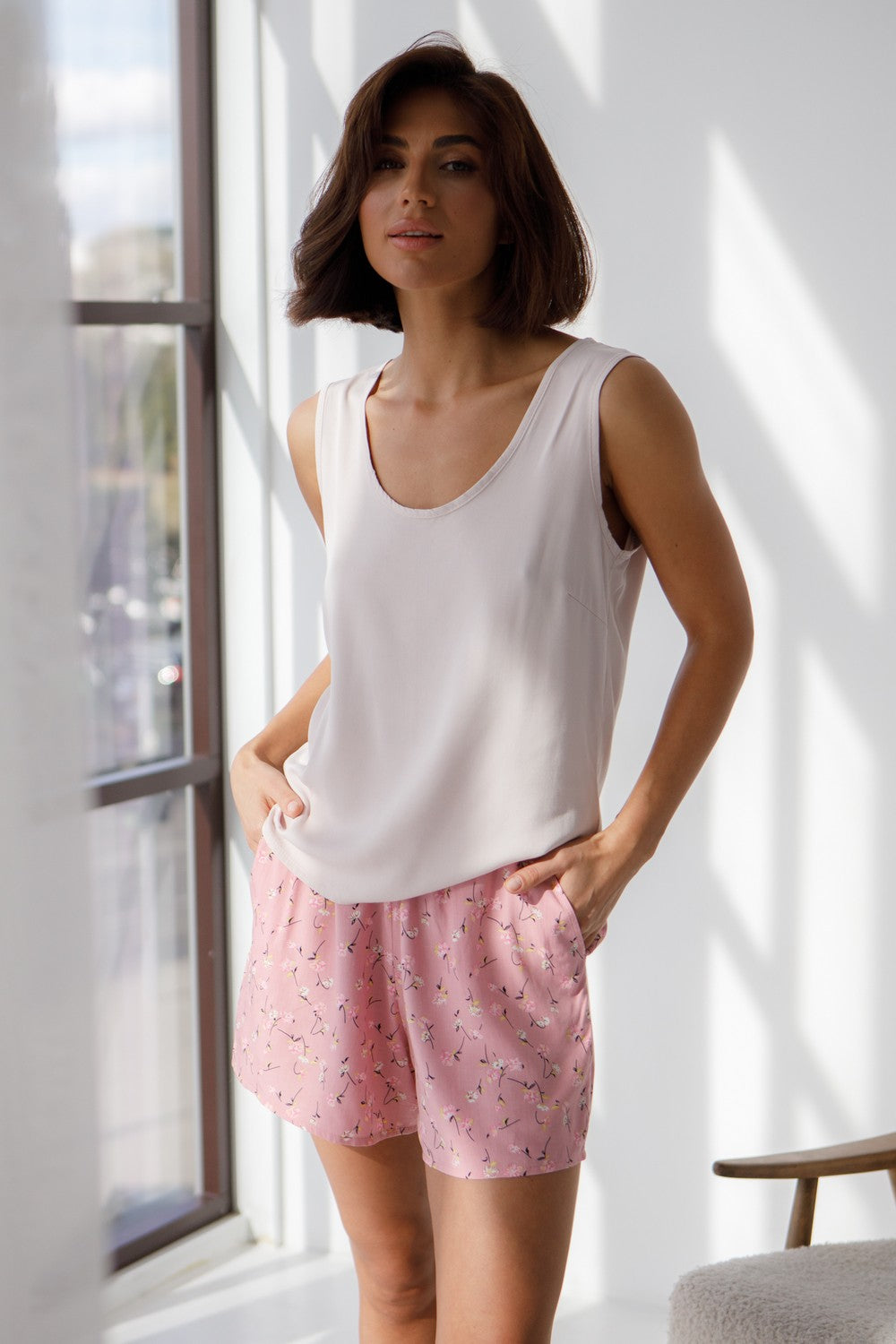 Пижама из штапеля 0330/331 rose flowers