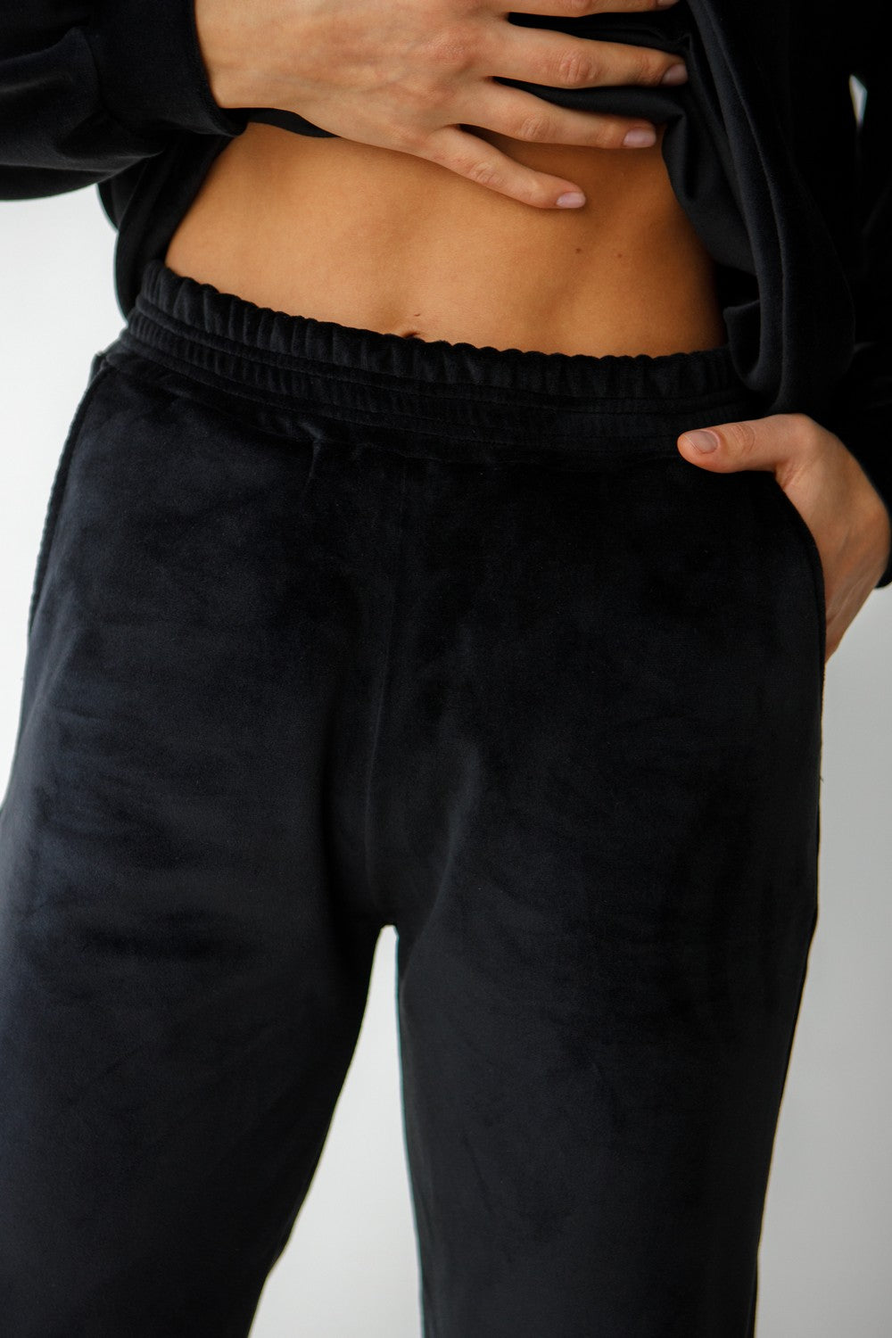 Плюшевый комплект для дома 0332/333 black