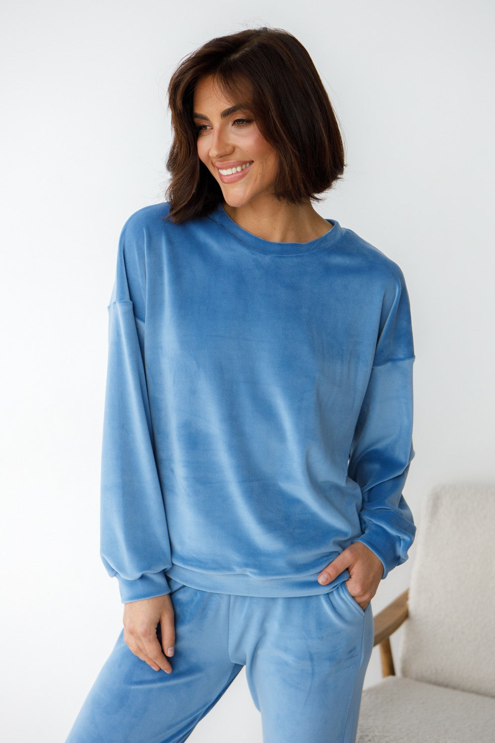 Плюшевый комплект для дома 0332/333 blue