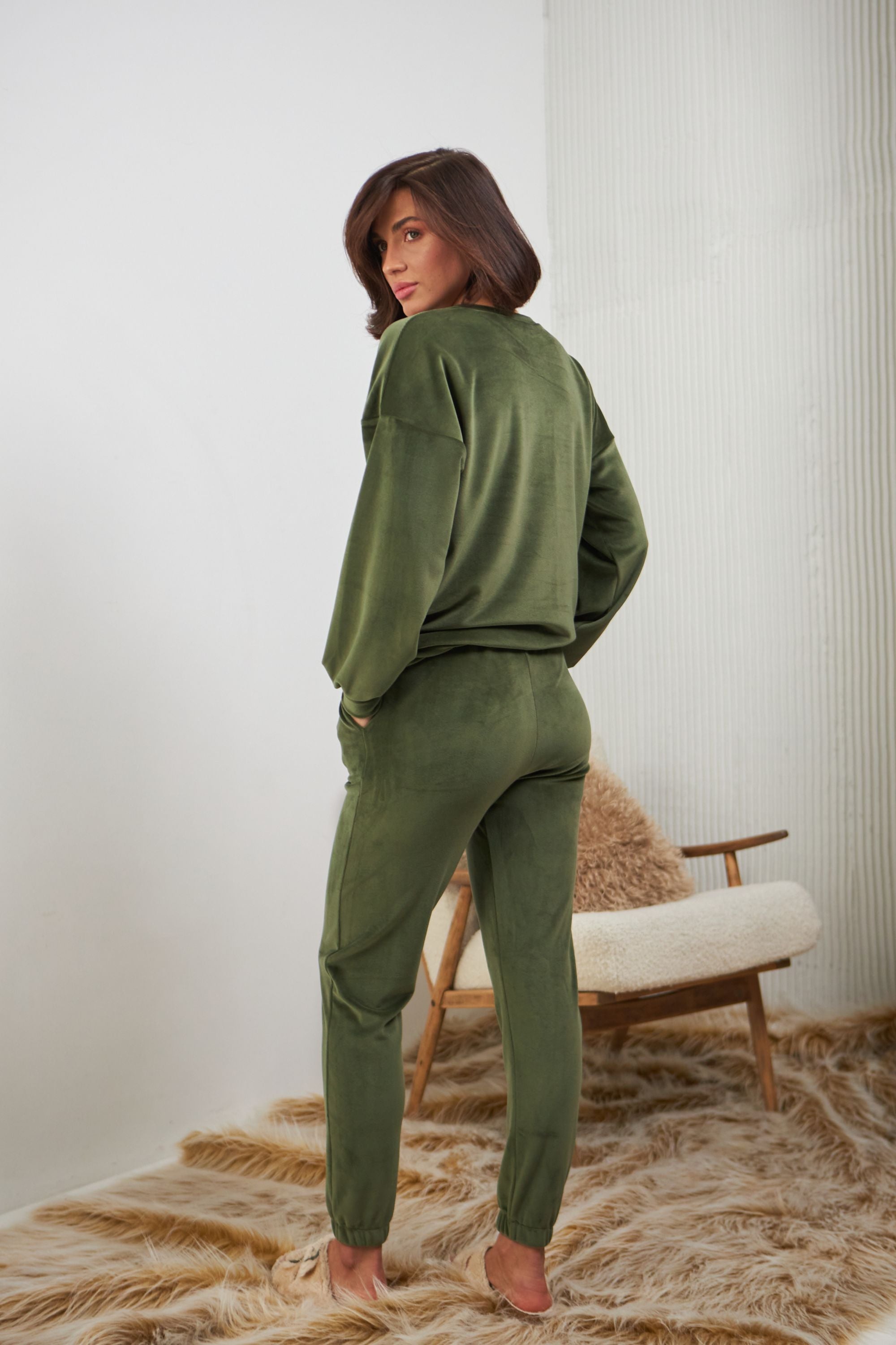 Плюшевый комплект для дома 0332/333 haki