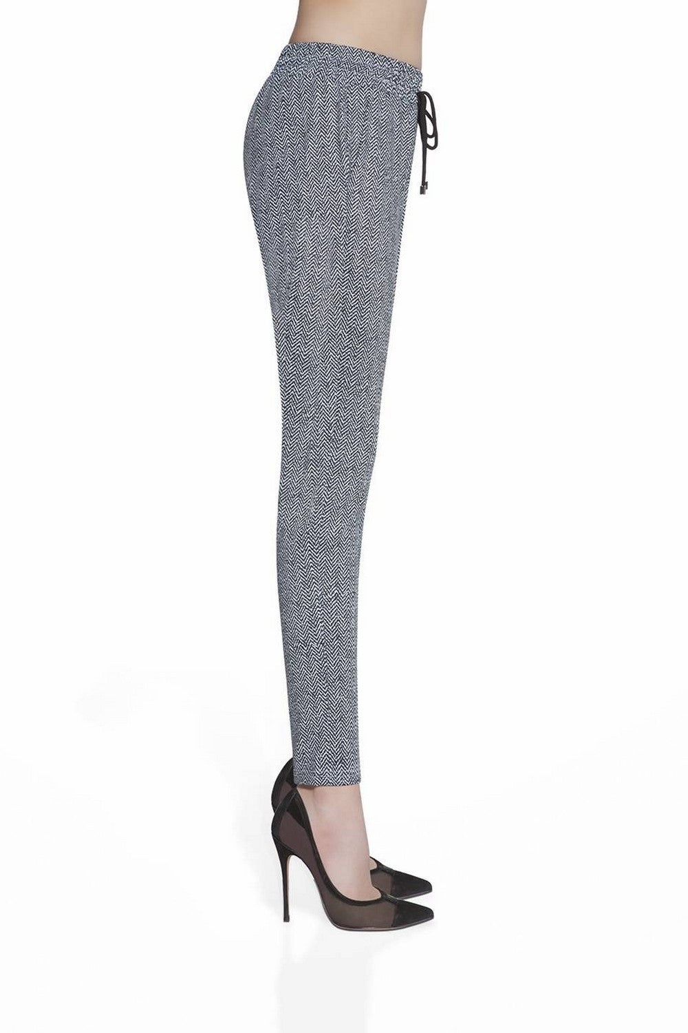 Свободные леггинсы с завязкой на поясе Grace 200d