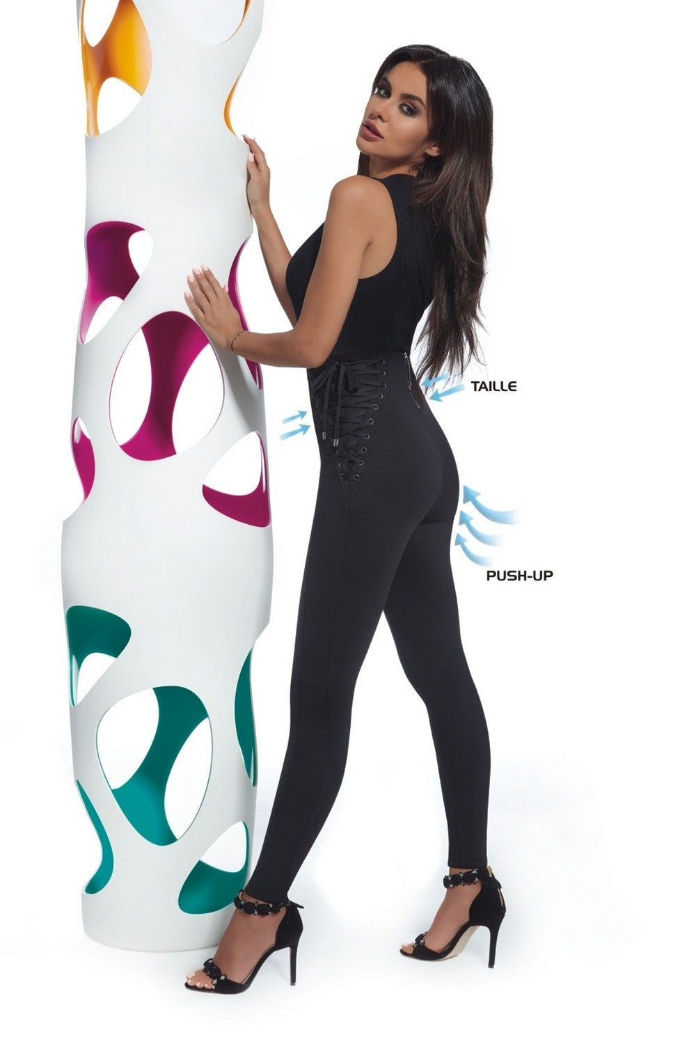 Високі легінси з ефектом пуш-ап Sansa